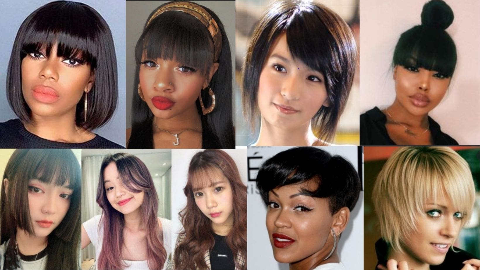 Chinese Bangs Hairstyles