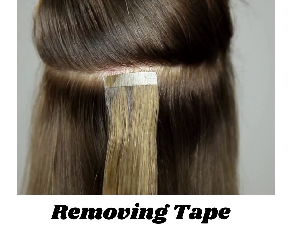 removing tape