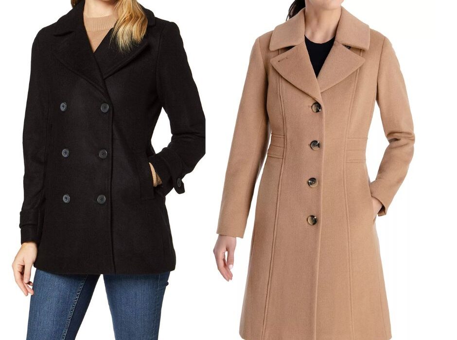 pea coats for women